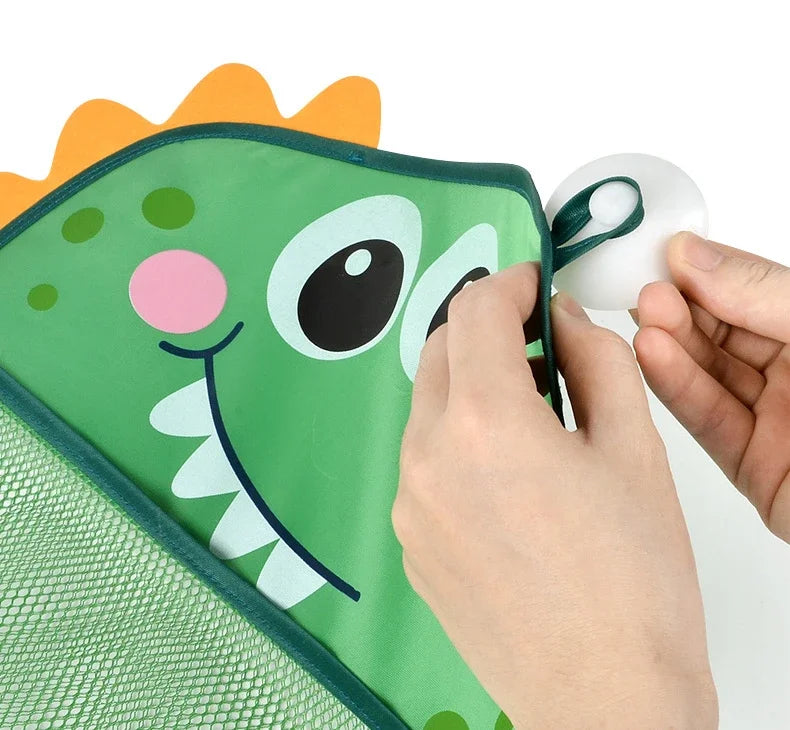 Organizador de Brinquedos de Banho para Bebê – Dinossauro