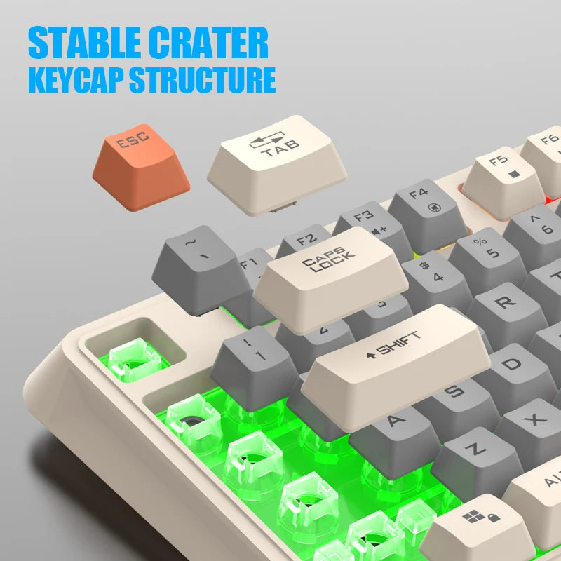 Teclado Gamer com Iluminação RGB e Knob de Volume – 19 Teclas Anti-Ghosting, USB Plug-and-Play