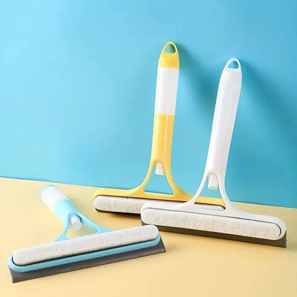 Rodo de Limpeza Multi-funcional para Vidros com Pulverizador 3 em 1