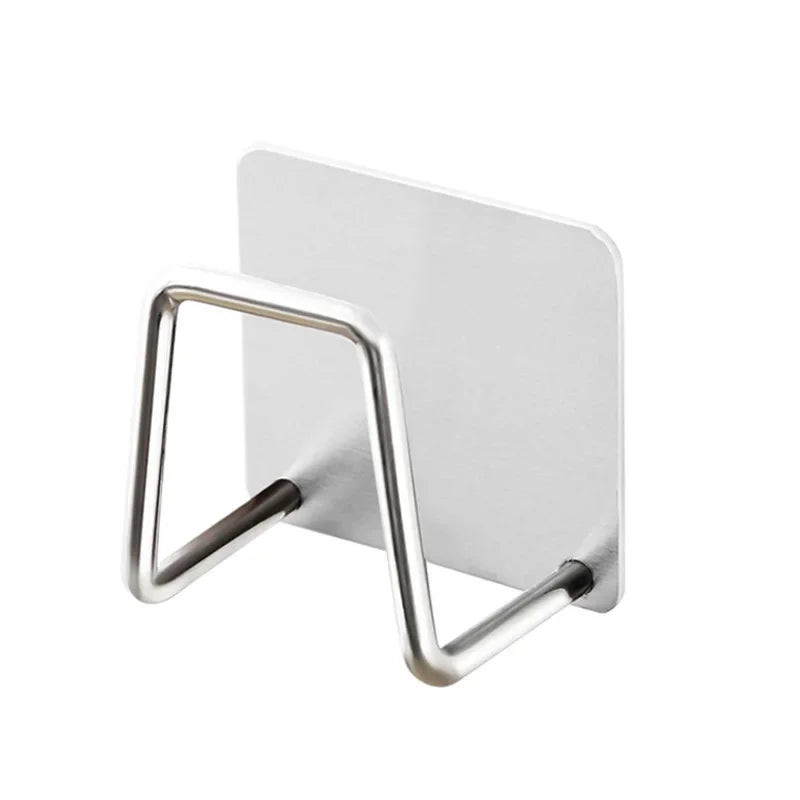 Suporte para Esponjas de Aço Inoxidável Auto-adesivo – Organizador de Armazenamento para Pia