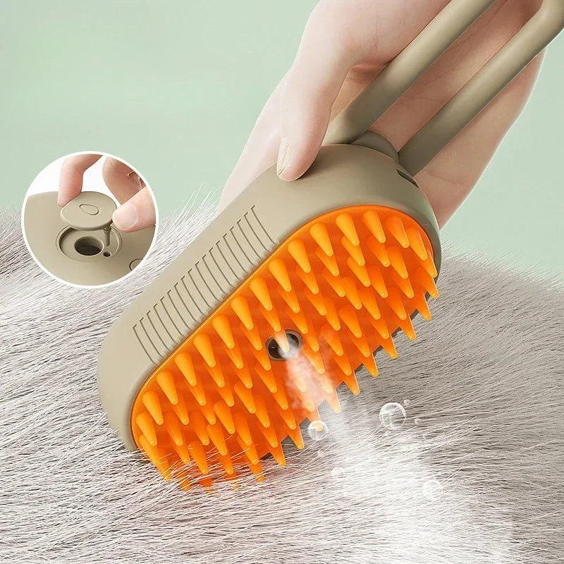 Escova Autolimpante com Vapor para Pets - FurCare Pro