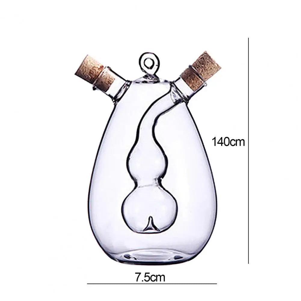 Galheteiro 2 em 1 para Azeite e Vinagre - DuoDose