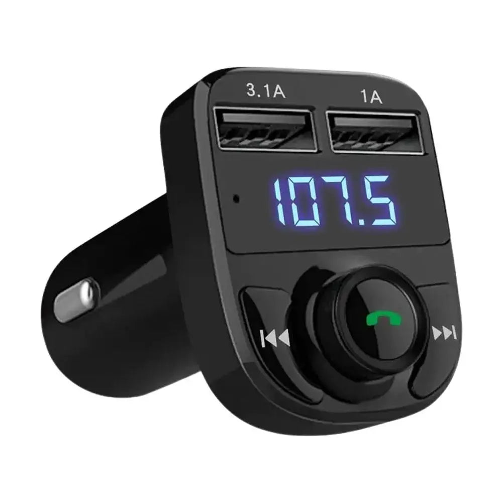 Transmissor FM Bluetooth para Carro – Carregador Automotivo