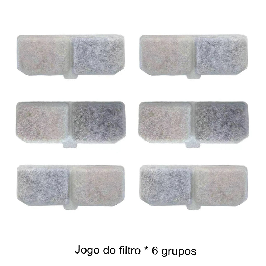 Fonte de Água Automática para Gatos 3L – Filtragem, Recirculação e Silenciosa USB