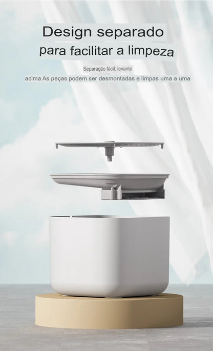 Fonte de Água Automática para Gatos 3L – Filtragem, Recirculação e Silenciosa USB