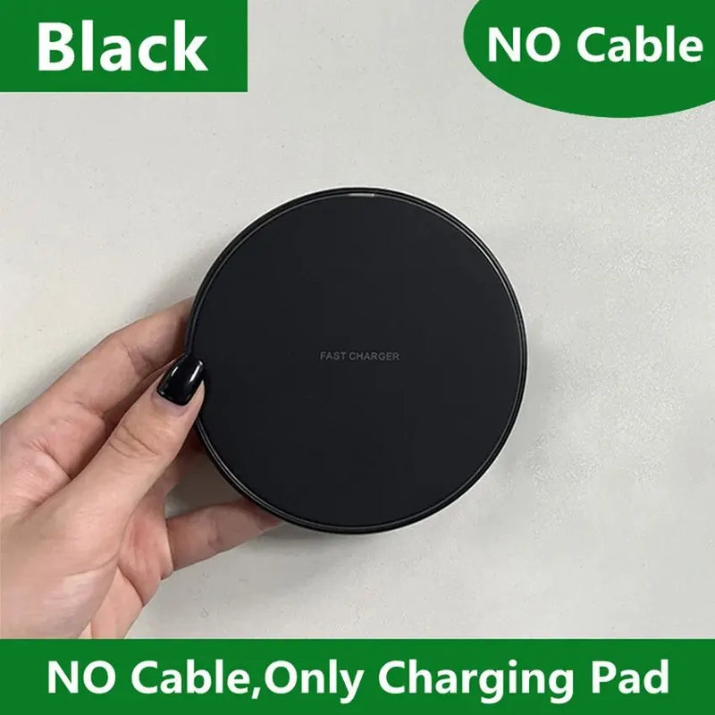 30W Wireless Charger Pad Stand Mobile Phone Chargers Fast Charging Dock Station For iPhone 15 14 13 12 11 Pro Max Samsung Xiaomi