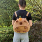 Mochila de Pelúcia Capivara | Mochila Fofa e Estilosa, Presente Criativo para Crianças e Adultos