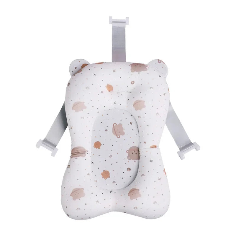 Almofada de Banho Dobrável Antiderrapante para Bebês - Conforto e Segurança