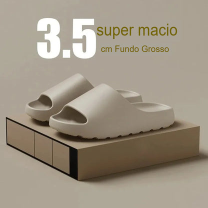 Chinelo Plataforma de Nuvem em EVA – Antiderrapante, Leve, Unissex e Estiloso para Praia e Uso Diário