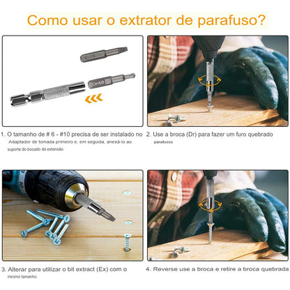 Kit de Chaves de Fenda Magnéticas WOZOBUY – 25 em 1 com Bits Torx, Philips, Tri-Wing, Y e Mais