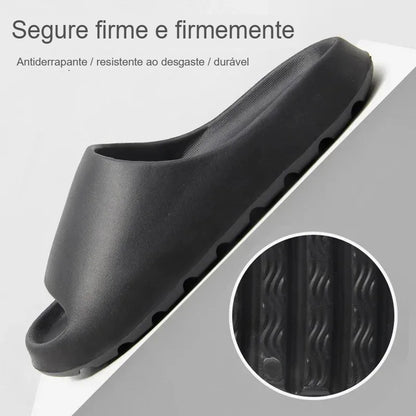 Chinelo Plataforma de Nuvem em EVA – Antiderrapante, Leve, Unissex e Estiloso para Praia e Uso Diário